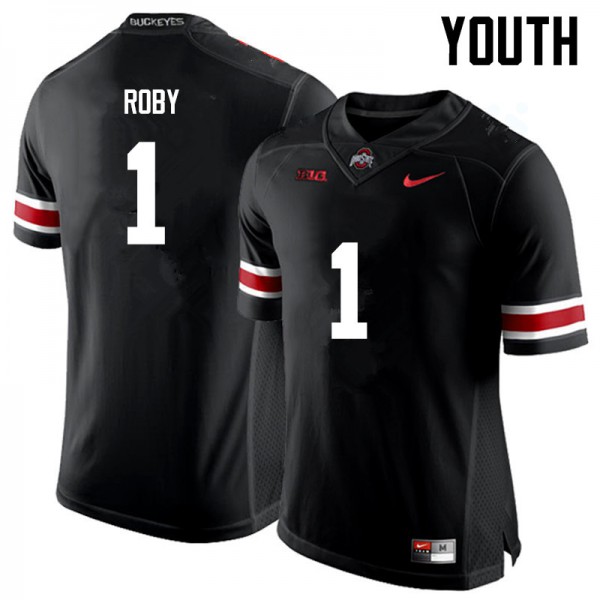 Ohio State Buckeyes #1 Bradley Roby Youth Official Jersey Black